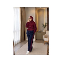 Ceylin Modaaa Kadın Takım Bordo Bordo