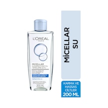 L'Oreal Paris Micellar Normalden Karmaya Hassas Ciltler için Kusursuz Makyaj Temizleme Suyu 200 ML