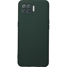 Newface - 999 - Oppo Reno 4 Lite Kılıf Nano İçi Kadife Silikon - - Zero-hls - Koyu Yeşil