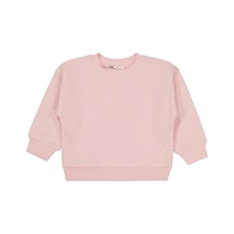 Civil Girls Düz 2-5 Yaş Sweatshirt Pembe