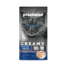 Prochoice Creamy Tavuklu Ve Karidesli Sıvı Kedi Ödül Maması 4x15 Gr