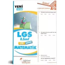 Lgs Matematik Çek Kopar Yaprak Test