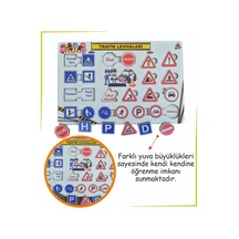 Ahşap Trafik Levha Ve İşaretleri Açıklamalı Bultak Yapboz