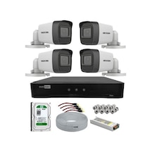 Hikvision 4 Kameralı Hikvision Güvenlik Kamerası Full Set