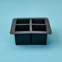 4'lü Silikon Buz Kalıbı - Asorti Çok Renkli