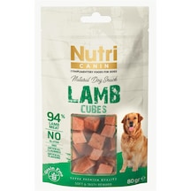 Nutri Canin Kuzulu Tahılsız Küp Köpek Ödül Maması 80 G