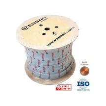Ersan Kablo 23awg Full Bakır Cat6 Kablo Gri 500mt Yerli Üretim