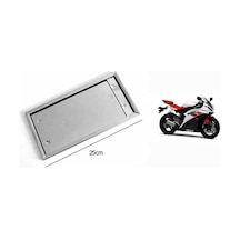 Plakalik Motorsiklet Paslanmaz Krom (Adet) 16Cmx25Cm 248528288