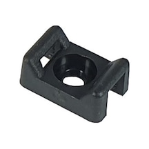Vidalı Kroşe - 16 x 10 x Ø5mm - Siyah - 50 Adet