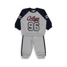 Civil Baby College Baskılı 6-18 Ay Takım - Lacivert