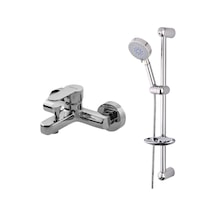 Newarc Domino Banyo Bataryası + Minline Sürgülü Set Üst 971511-430691 Siyah