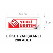 Yerli Üretim Etiketi 288 Adet