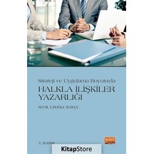 Halkla İlişkiler Yazarlığı - Sevil Bayçu - Nobel Bilimsel Eserler