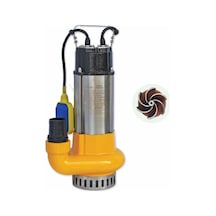 Water Sound V1100f Kirli Su Aktarma, Vortex Fanlı Drenaj Dalgıç Pompa 11 Mt. Yükseklik 23 M³/h