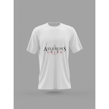 Startmore Adrift Mavi Assasin's Creed Oyuncu Baskılı T-shirt Pnrmtshrt4417 Beyaz