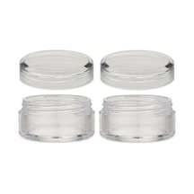 3,8cm 10ml Şeffaf Kapaklı Mini Kavanoz Küçük Takı Ve Mini Eşya Saklama Kutusu 2'li 2.8 L