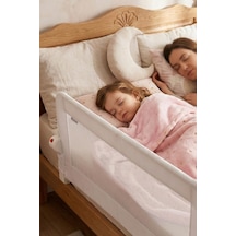Wellgro Littles 83 48 CM Yatak Bariyeri, Çocuk Yatak Korkuluğu Beyaz