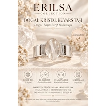 Sertifikalı Doğal Kristal Kuvars Taşı Ayarlanabilir El İşçiliği G Çok renkli