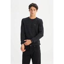 Lee Regular Fit Antrasit Erkek Örgü Kazak- L2520364003 Antrasit