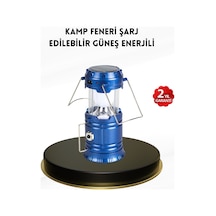 Solar Kamp Lambası Kızak Sistemli Şarjlı Taşınabilir Doğa Yürüyüşü Işığı