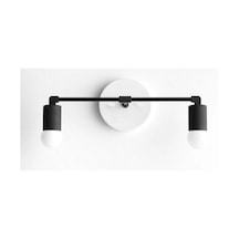 Riolight Modern Ikili Metal Aplik (552973040) Siyah