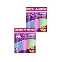 Mikrofiber Karışık Renkli 3 Adet Temizlik Bezi 2 Paket Diğer