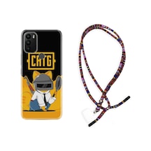 General Mobile Gm21 Plus Kılıf Rasta Boyun Askılı Cat G 1677