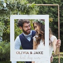 Hdrlazerdizayn Çerçeveli Düğün,Mezuniyet,Baby Shower,Doğum Günü Karşılama Panosu