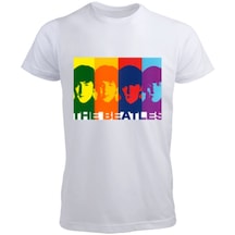 The Beatles Rock Tasarım Baskılı Erkek Tişört (539573831)