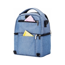 Ebitda Xindoker Elektrikli Süt Pompası Çantası - Mavi Mavi Yalıtımlı Saklama Çantası Mavi