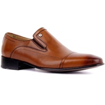 Bağcıksız Taba Deri Erkek Klasik Ayakkabı 3015 875