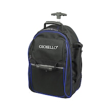 Chanta Tc604 Mavi Siyah Çekçekli Kumaş Takım Çantası 36x25x54 Cm
