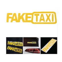 Faketaxi Yapıştırma Sticker 1 Adet