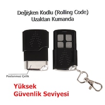 Kayar Kapı Motoru Değişken Kodlu Rolling Code Uzaktan Kumanda Tek Adet