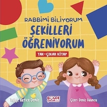 Rabbimi Biliyorum Şekilleri Öğreniyorum Tak-çıkar Kitap / Tu...