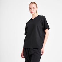 Lescon Siyah Kadın Kısa Kollu T-shirt 25n-2119