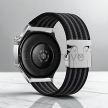 Gear S3 22mm Naylon Kumaş Hasır Örgülü Kordon