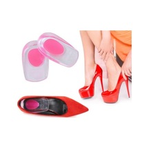 Zensaas41 Topuk Silikonu Şeffaf Pembe Bayan Zensaa56