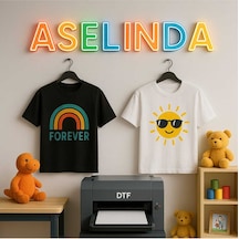 Aselinda Panda Tasarımlı Penye Tshirt Anne-kız Kombin Tişört Kombin Yapmak İçin 2 Ürün Ekleyiniz Siyah