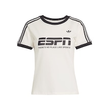 Adidas Kadın Beyaz T-shirt Cotton Tee Kd1379 Beyaz