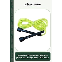 Premium Zıplama Hız Fitness Jr-50 Atlama İpi Atp-3000 Yeşil