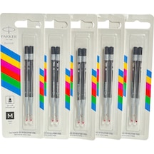 Parker Jel Kalem Refill Plastik Gövde 2'li Blister 5 Adet M Uç Siyah