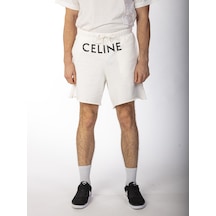 Celine Celıne Erkek Şort Cl74N785 Bej