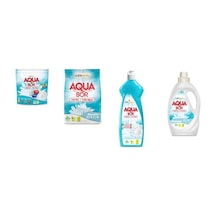 Aquabor Doğal Mineralli Tablet + 4 Kg Beyaz + Elde Bulaşık + Sıvı Beyaz 4 Lü Set 84241318