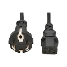 2 Metre 3x1.5mm² C13 To Schuko Güç Kablosu Iec Uzatma Power Kablosu