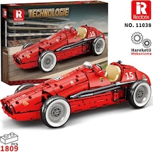 Reobrix Technic 11038 Ferrari 500 F2 Araba Yaratıcı Yapı Blok Seti Building Blocks - 1809 Parça