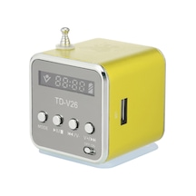 Springsun Taşınabilir Mini Hoparlör - Fm Radyo, Tf Kart Ve Usb Destekli, 3.5mm Girişli, Çok Renk Seçeneği