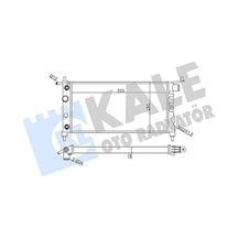 Opel Corsa B Motor Radyatoru 1.2 1998-2000 Kale 354110