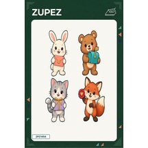 Minik Posta Atölyesi 19x25 Cm Ütüyle Uygulanan Baskı Zpz1454 - 928157307