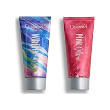 Derminix Glow White + Pink Etkili Soyulabilir Maske 2'li